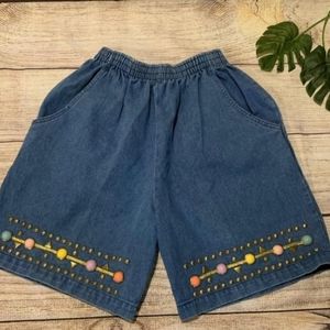 Vintage High-Rise Jean shorts